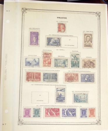 1900-2014, Collection obl. sur pages Y & T, avant-guerre