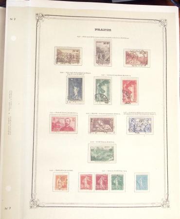 1900-2014, Collection obl. sur pages Y & T, avant-guerre