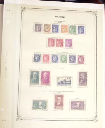 1900-2014, Collection obl. sur pages Y & T, avant-guerre