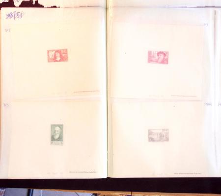 1920-1965, Collection d'épreuves de luxe et d'épreuves