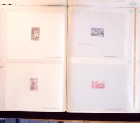 1920-1965, Collection d'épreuves de luxe et d'épreuves