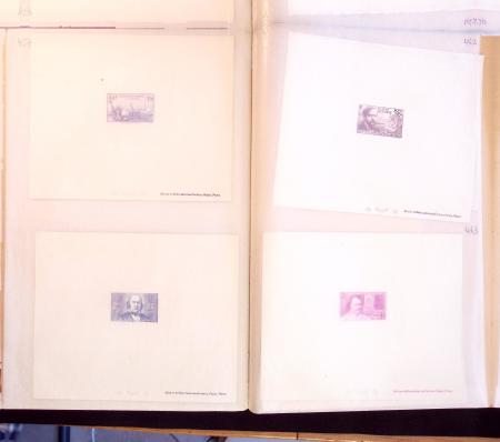 1920-1965, Collection d'épreuves de luxe et d'épreuves