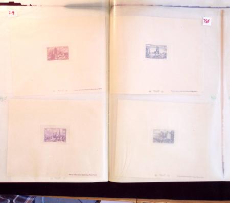 1920-1965, Collection d'épreuves de luxe et d'épreuves
