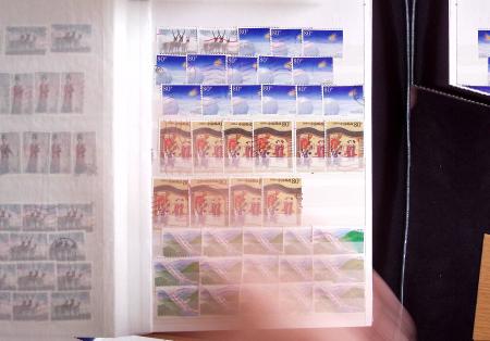 1880-1990 3 albums de timbres