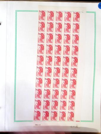 1985-1990, LE TYPE LIBERTE de Gandon, Collection d'exposition