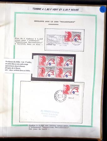 1985-1990, LE TYPE LIBERTE de Gandon, Collection d'exposition