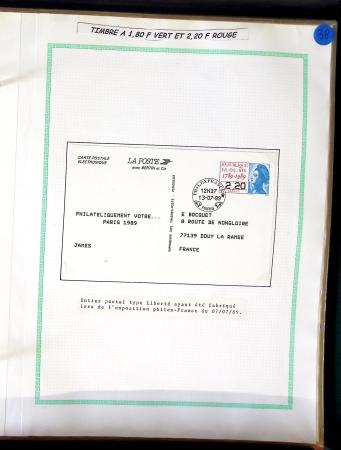 1985-1990, LE TYPE LIBERTE de Gandon, Collection d'exposition