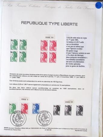 1985-1990, LE TYPE LIBERTE de Gandon, Collection d'exposition