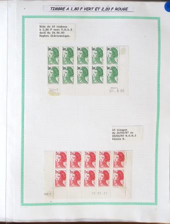 1985-1990, LE TYPE LIBERTE de Gandon, Collection d'exposition