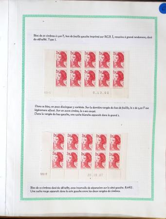 1985-1990, LE TYPE LIBERTE de Gandon, Collection d'exposition