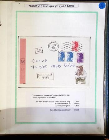 1985-1990, LE TYPE LIBERTE de Gandon, Collection d'exposition