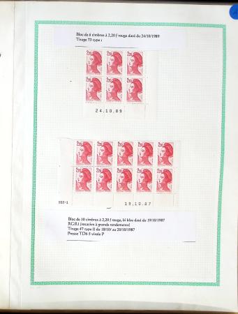 1985-1990, LE TYPE LIBERTE de Gandon, Collection d'exposition
