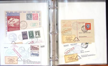 1925-1958, Interesting group of RAKENTPOST & Flights,