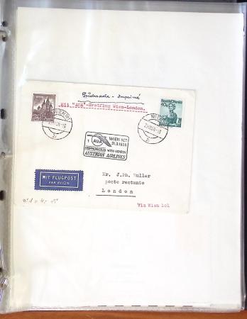 1925-1958, Interesting group of RAKENTPOST & Flights,