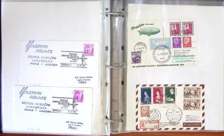 1925-1958, Interesting group of RAKENTPOST & Flights,