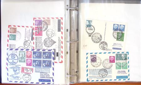 1925-1958, Interesting group of RAKENTPOST & Flights,