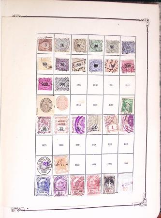 1851-1998, Collection essentiellement d'Europe en 9