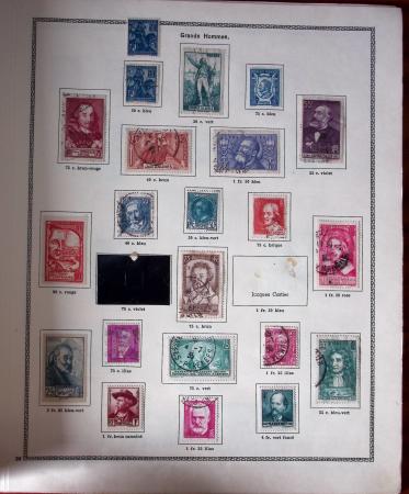1853-1941, Sympathique collection sur pages d'album