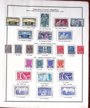 1853-1941, Sympathique collection sur pages d'album
