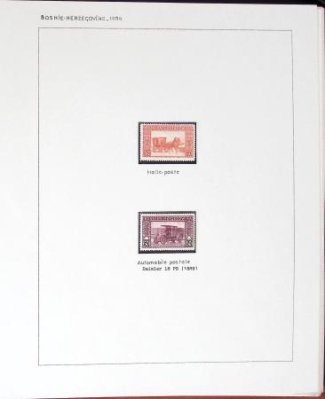 VOITURES, Collection en 9 albums Lindner (1906-2000)
