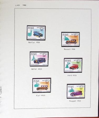 VOITURES, Collection en 9 albums Lindner (1906-2000)