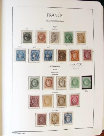 1849- Collection de France, en 8 classeurs, belle période