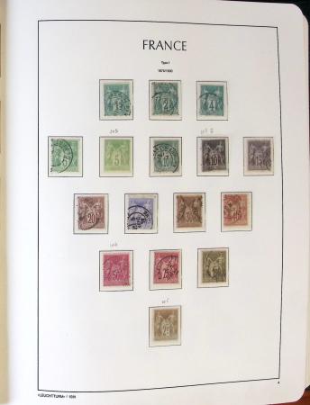1849- Collection de France, en 8 classeurs, belle période