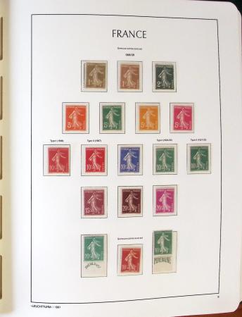 1849- Collection de France, en 8 classeurs, belle période