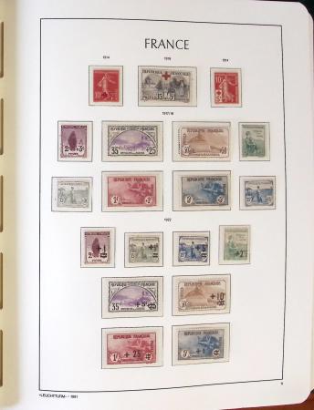 1849- Collection de France, en 8 classeurs, belle période