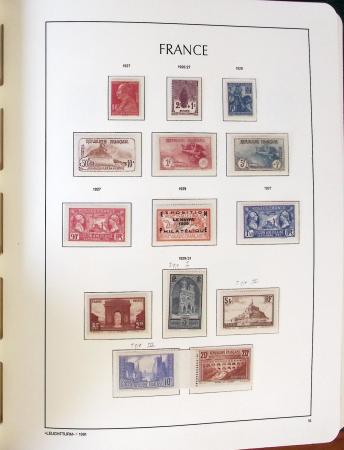 1849- Collection de France, en 8 classeurs, belle période