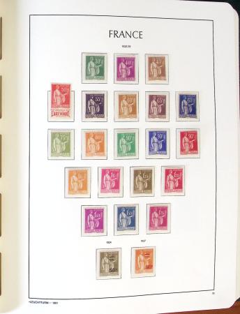 1849- Collection de France, en 8 classeurs, belle période
