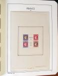 1849- Collection de France, en 8 classeurs, belle période