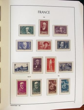 1849- Collection de France, en 8 classeurs, belle période