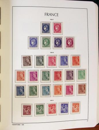 1849- Collection de France, en 8 classeurs, belle période
