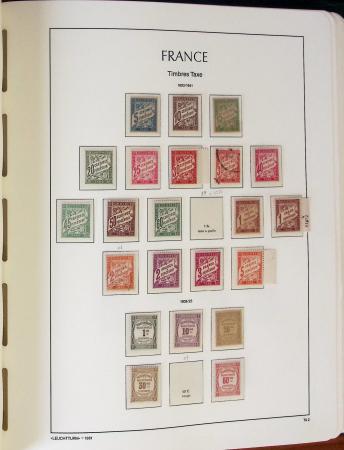 1849- Collection de France, en 8 classeurs, belle période