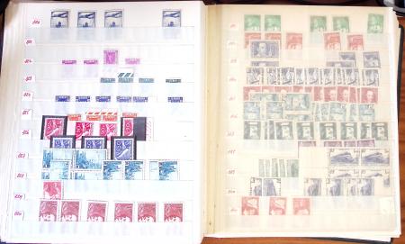 1850-1990, Ensemble de France sur plaquettes de vente