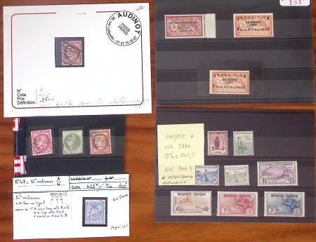 1850-1990, Ensemble de France sur plaquettes de vente