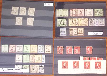 1850-1990, Ensemble de France sur plaquettes de vente