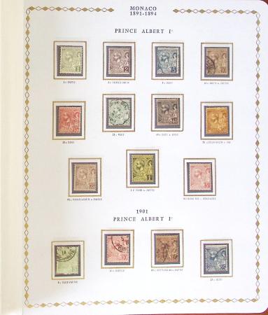 1885-2010, Collection de timbres de Monaco quasi-complète