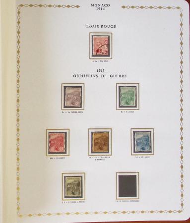 1885-2010, Collection de timbres de Monaco quasi-complète