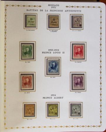 1885-2010, Collection de timbres de Monaco quasi-complète