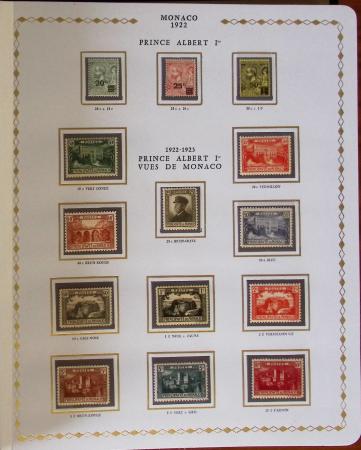 1885-2010, Collection de timbres de Monaco quasi-complète