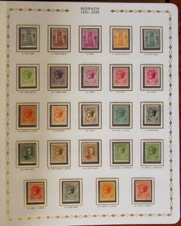 1885-2010, Collection de timbres de Monaco quasi-complète
