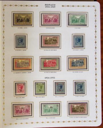 1885-2010, Collection de timbres de Monaco quasi-complète