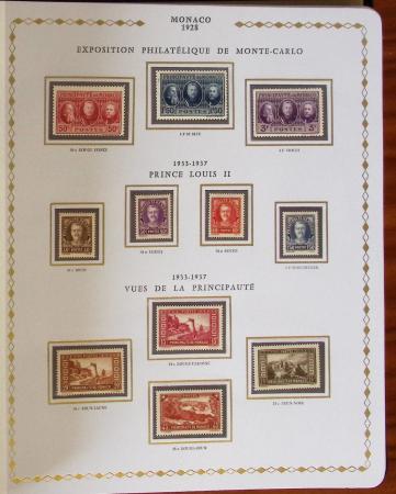1885-2010, Collection de timbres de Monaco quasi-complète