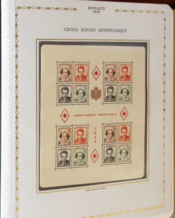 1885-2010, Collection de timbres de Monaco quasi-complète