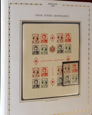 1885-2010, Collection de timbres de Monaco quasi-complète
