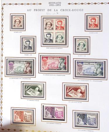 1885-2010, Collection de timbres de Monaco quasi-complète