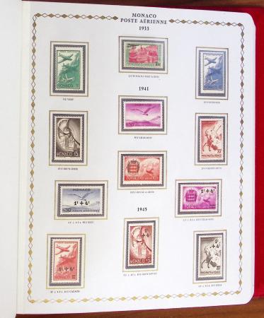 1885-2010, Collection de timbres de Monaco quasi-complète