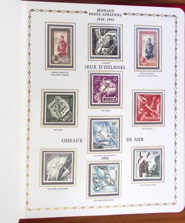 1885-2010, Collection de timbres de Monaco quasi-complète